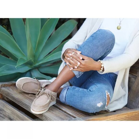 NEW Beeks Towhee Leather Booties Stone for women 1065mn - Picture 8 of 12